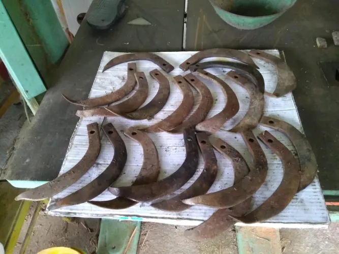 Enxada faca rotativa micro trator tobata