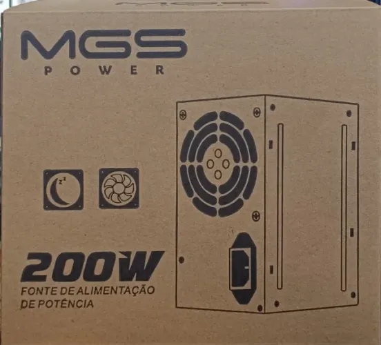 A Fonte ATX 200W MGS - nova -  para pc -  desktop
