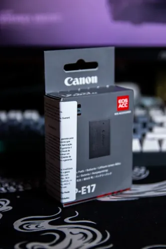 Bateria Canon LP E17 Original na caixa, garantia 90 dias