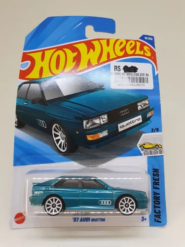 Hot Wheels 87 Audi Quattro - Série Factory Fresh