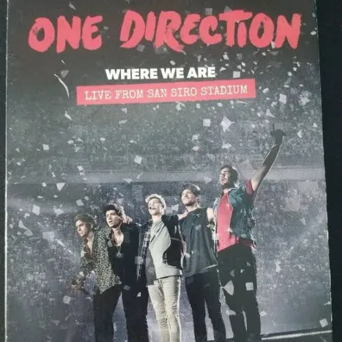 Dvd one direction where we are (lacrado) + dvd live in houndhouse 2012(usado)