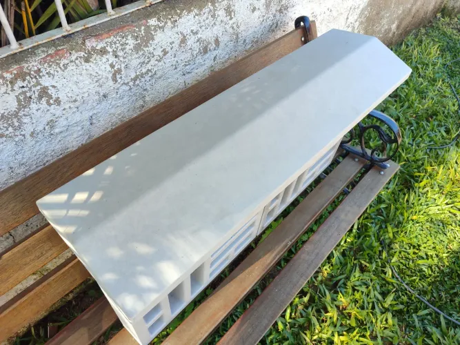Pingadeira 80x23x5 de Concreto p/ muro