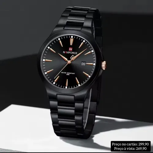 Relógio Naviforce Masculino Preto