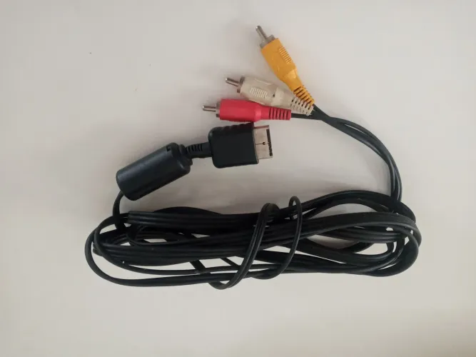 Cabo Áudio e Vídeo Original p/ PS1, PS2 e PS3 Aceitamos Olx Pay
