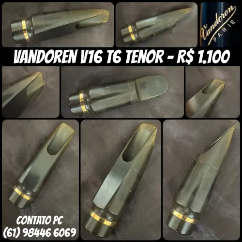  Boquilha Vandoren V16 T6 para Sax Tenor - Potência e Versatilidade! 