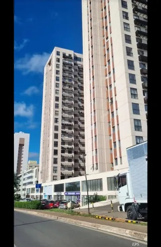 Quarto com banheiro privativo e chave individual em apartamento no Dolce Vitta