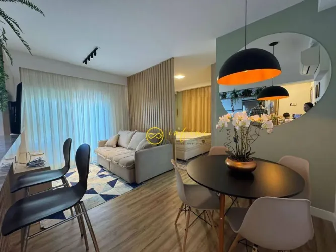 Apartamento Studio Mobiliado com 1 Quarto para alugar por R$ 3.500/mês - Condomínio Reside