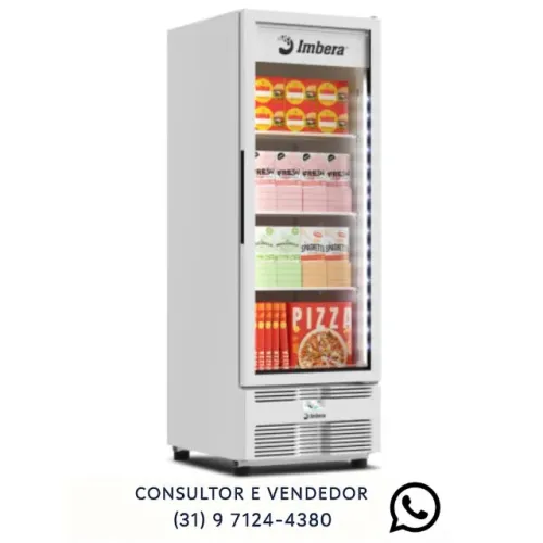 Freezer Imbera Porta de Vidro 565L Novo