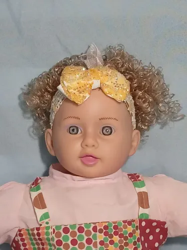 3 - BONECA BEBE CORPO DE PANO