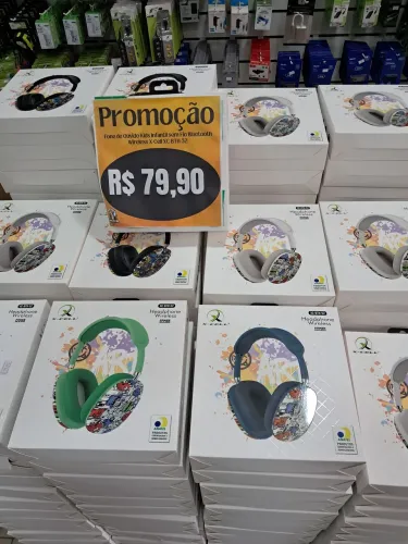 Promoção de fone de ouvido Kids infantil Bluetooth