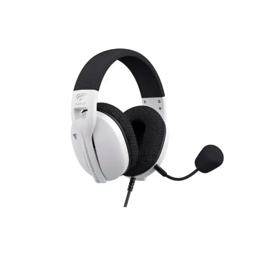 Headset HAVIT FUXI-H5D, 3.5MM, Drivers de 50MM. White