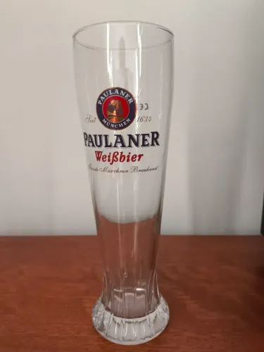 Copo de Cerveja Paulaner Weibbier