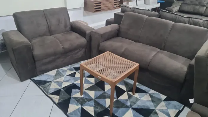 Sofá 3 e 2 lugares Pop novo na embalagem 