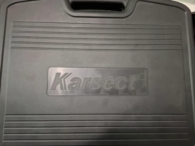  Microfone sem fio Karsect KRD200 DR Mão Duplo Recarregável