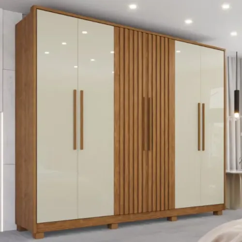 Guarda Roupa 100% MDF 6 Portas 6 Gavetas
