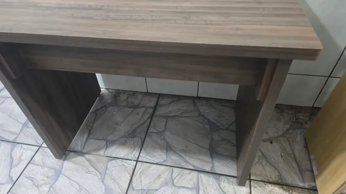 Mesa de escritório em madeira,mdf ameixa negra mesa reforçada os os pés e o tampo,não