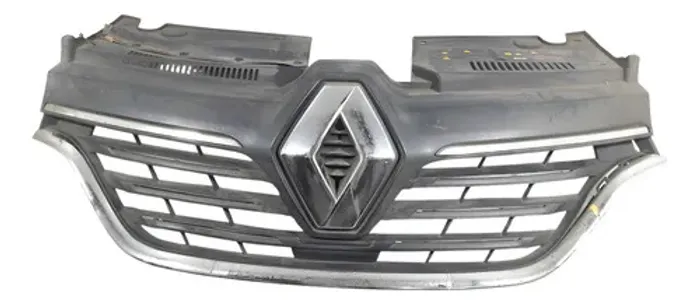 Grade Dianteira C/detalhe Renault Sandero 2019 Cromado Liso