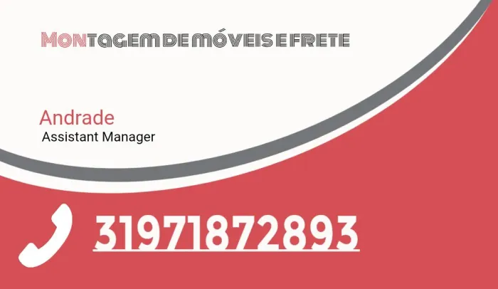 Montador de móveis e frete 