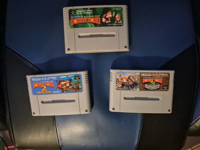 Donkey Kong 1, 2 e 3 para Super Nintendo