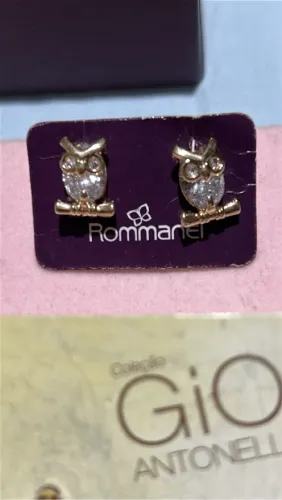 Brincos de Coruja Rommanel