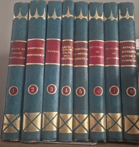 Relíquia - Biblioteca da língua portuguesa - completa 8 volumes