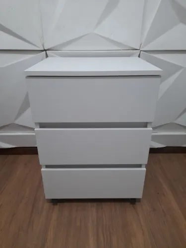 Gaveteiro 3 Gavetas 100% MDF - NOVO