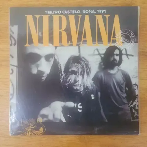 Vinil LP Nirvana - Teatro Castelo, Roma, 1991 NOVO LACRADO ARGENTINA