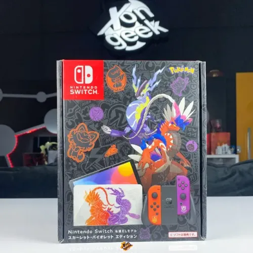 Nintendo Switch OLED Pokémon Scarlet e Violet | Aceitamos OLXPAY - Até 24x no Cartão!