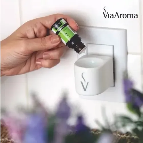 Aromatizador de Ambiente Via Aroma Bivolt - Para Colocar Essencia e Oleo Essencial