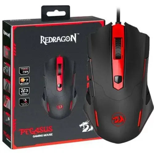 Mouse Gamer Redragon Pegasus - 7200 DPI - LED RGB
