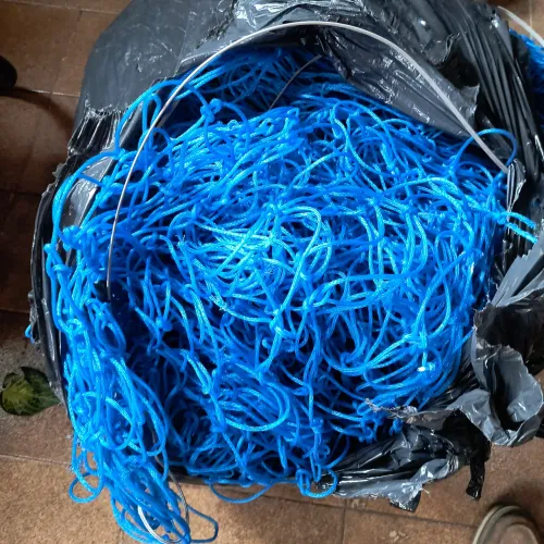 Rede de futebol Azul para arena 