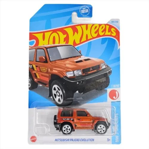 Carrinho Hot Wheels Mitsubishi Pajero Evolution 2024 Htc45 Chocolate
