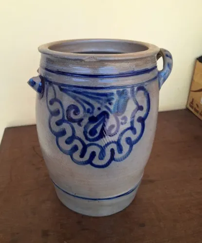 ANTIGO POTE DE GRÉS ALEMÃO TAMANHO GRANDE, ANTIGUIDADE, RELÍQUIA.