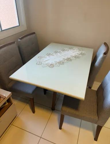 Conjunto Mesa Fantini 1,40x80 cm