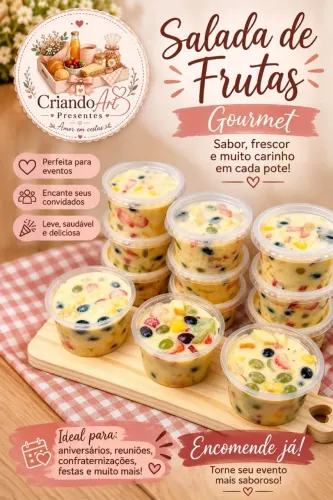 Salada de frutas para eventos