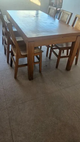 Mesa grande madeira