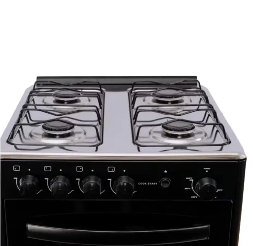 Fogão Suggar Cook Start Mesa Inox 4 Bocas Fgics420pt Preto Bivolt