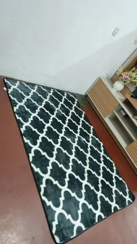 TAPETE GEOMÉTRICO GRANDE PARA SALA QUARTO ESCRITÓRIO 