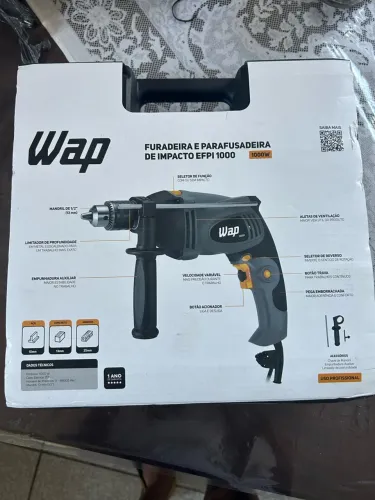 Furadeira e parafusadeira de impacto wap efpi1000 NOVA