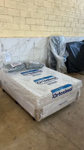 Cama box d33 completa novas