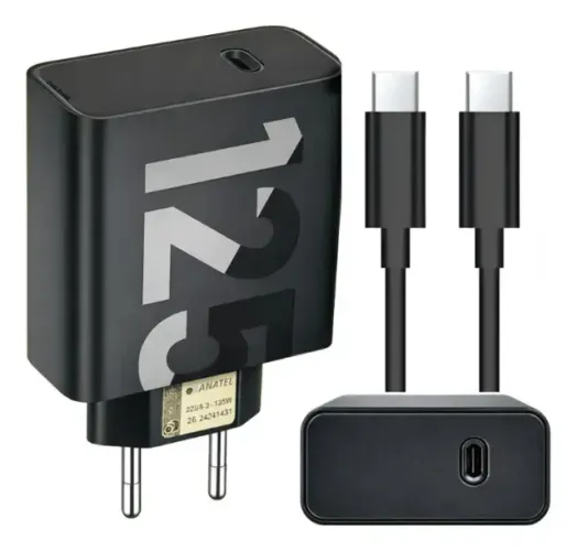 Carregador Turbo 125w Usb-c Carga Rápida Celular E NotebookCarregador Turbo 125w Usb-c Car