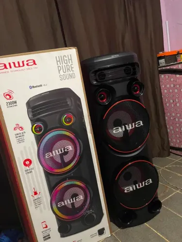 Caixa torre aiwa 5 meses de uso 