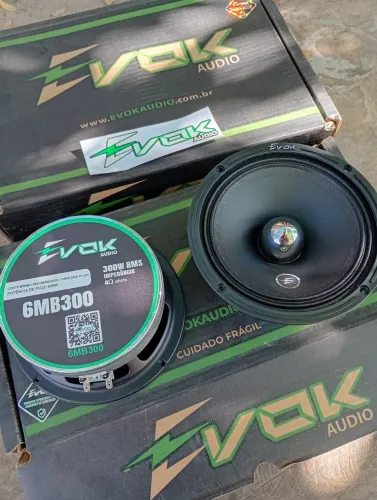 Médio Evok 6P 300w Rms. Novo Na Caixa