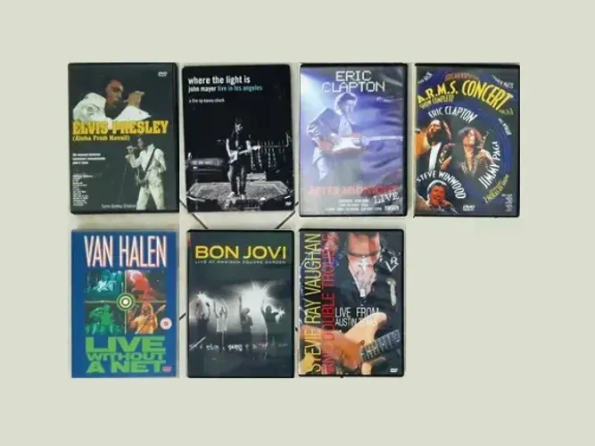 DVDs Musicais (Originais) Rock, Blues.