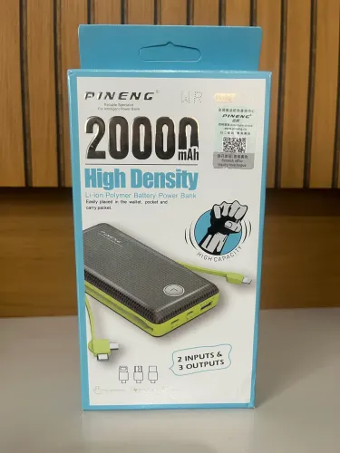 Carregador portátil 20.000mha power bank - Novo