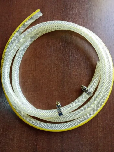 KIT GÁS MANGUEIRA MULTI USO 3/8 X 4MM COM 2M COM 2 ABRAÇADEIRAS