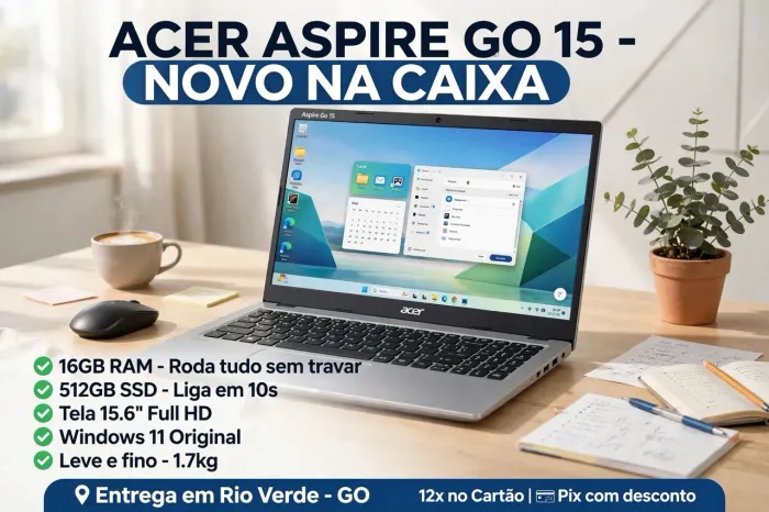 Notebook acer aspire GO 15