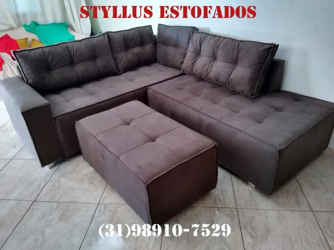 Sofá de canto novo