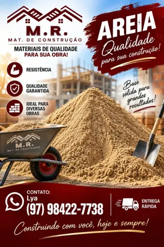 SEIXO, AREIA E BRITA