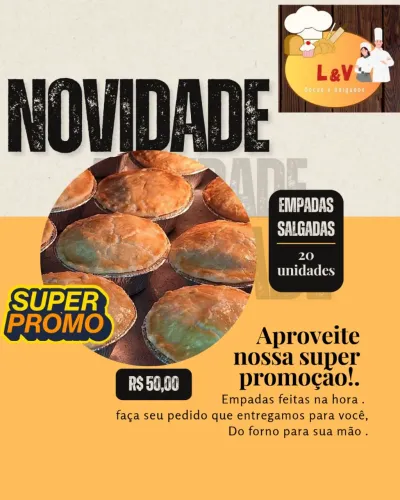 Salgados para revenda 3,00R$